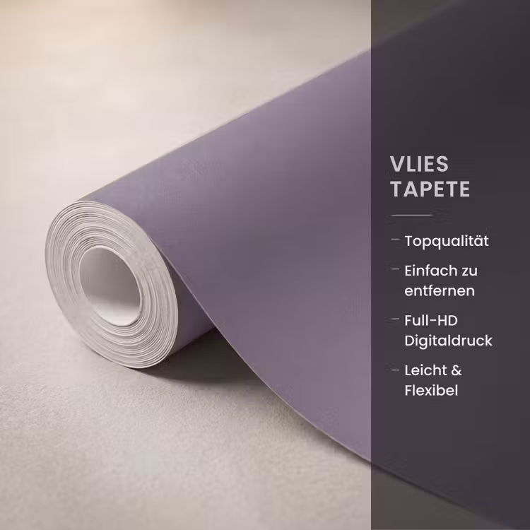 Velvet - Aubergine - Paars Behang Vlies klein 1076 -USP_closeupDE