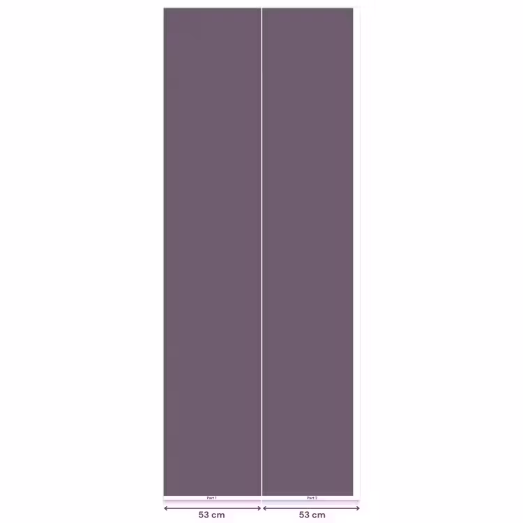 Velvet - Aubergine - Paars Behang Vlies klein 1076 -USP_banen