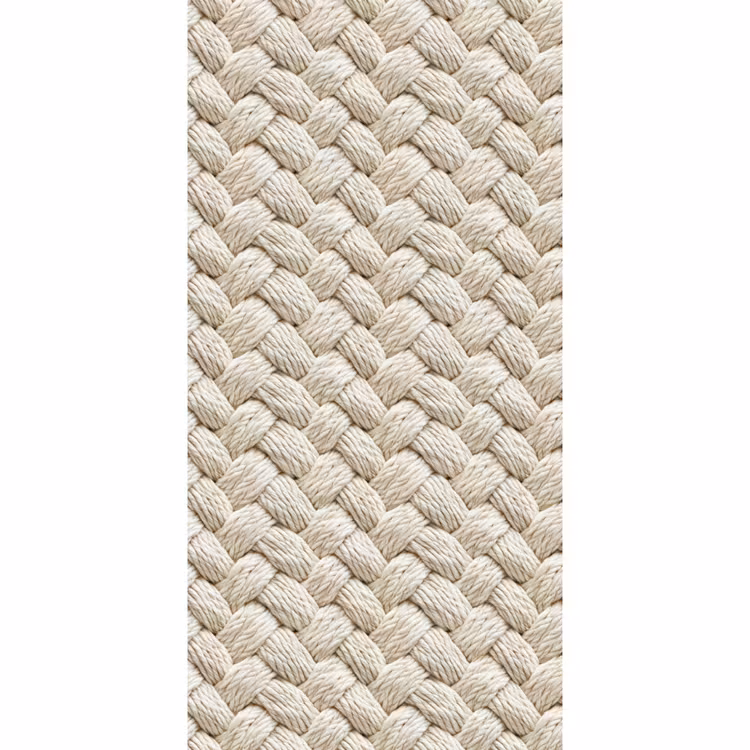 Touw - Gebreid - Beige Behang Vlies klein 1076 -3d_website
