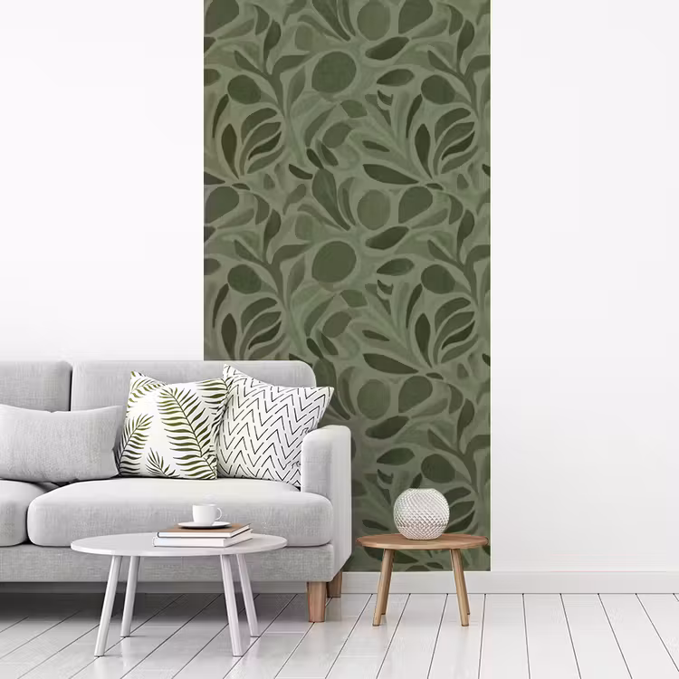 Sereen - Bladeren - Groen fotobehang vinyl groot 64 -woonkamer