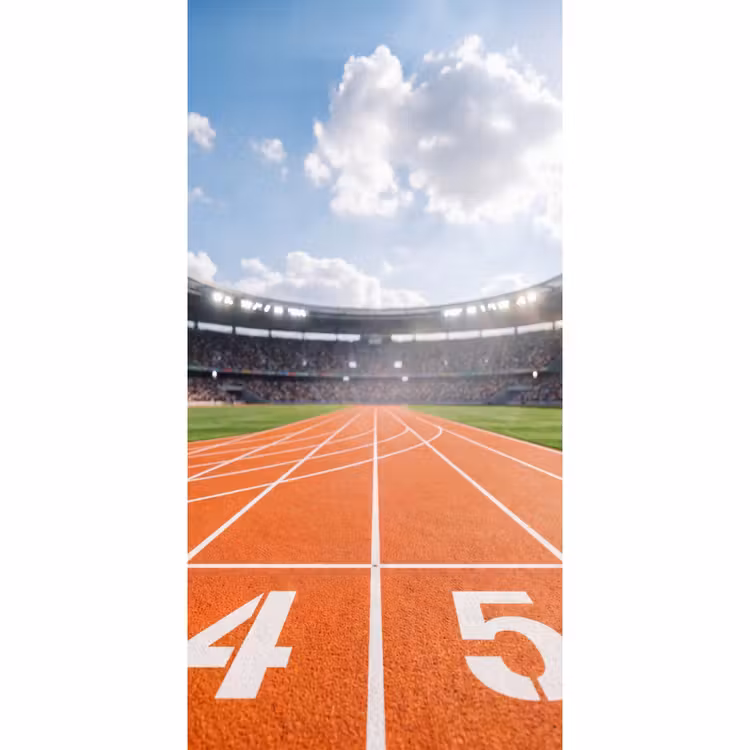 Sintelbaan - Stadion - Sport -Oranje Behang Vlies klein -3d_website