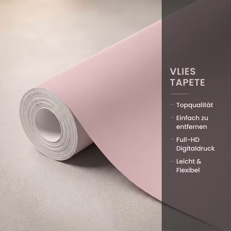 Soft - Blush - Roze Behang Vlies klein 1076 -USP_closeupDE