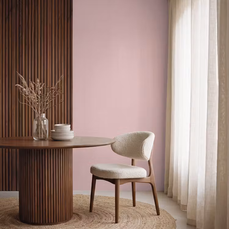 Soft - Blush - Roze Behang Vlies klein 1076 -sfeer1
