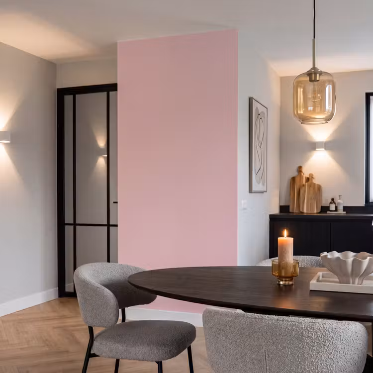 Soft - Blush - Roze Behang Vlies klein 1076 -sfeer3