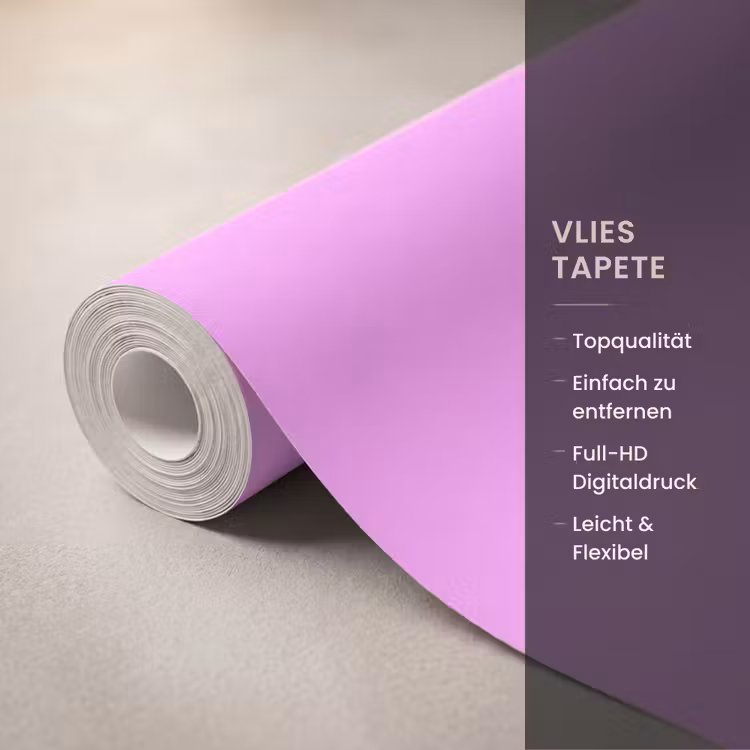 Soft - Lavender - Roze Behang Vlies klein 1076 -USP_closeupDE