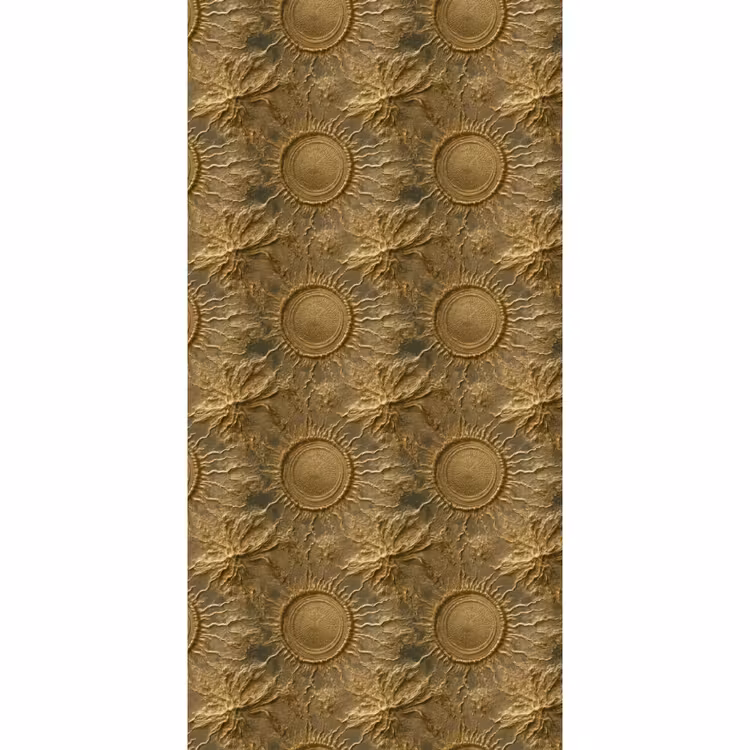 Tapete - Sonne – Relief – Antik – Gold - Zon - Reliëf - Antiek - Goud Behang Vlies klein 1076