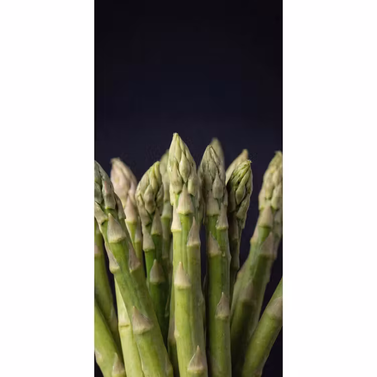 Asperges - Groen - Zwart Behang Vlies klein -3d_website