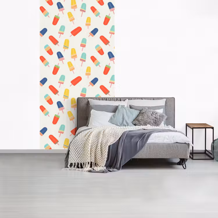 IJsjes - Speels - Kleurrijk fotobehang vinyl groot 64 -slaapkamer