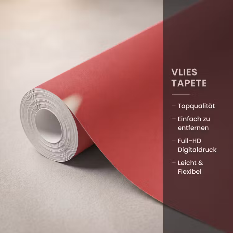 Spel - Dierenprint - Nummer 8 - Modern - Rood Behang Vlies klein -USP_closeupDE