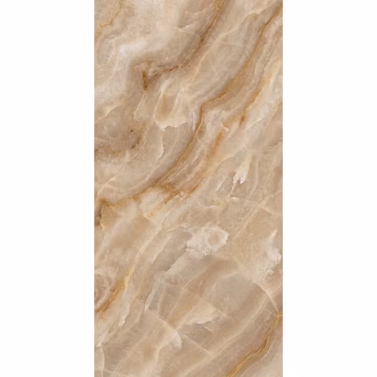 Steen - Ader - Natuur - Modern - Beige Behang Vlies klein -3d_website