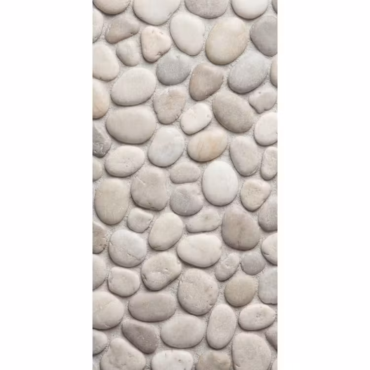 Steen - Kiezel - Natuur - Minimalistisch - Beige Behang Vlies klein -3d_website