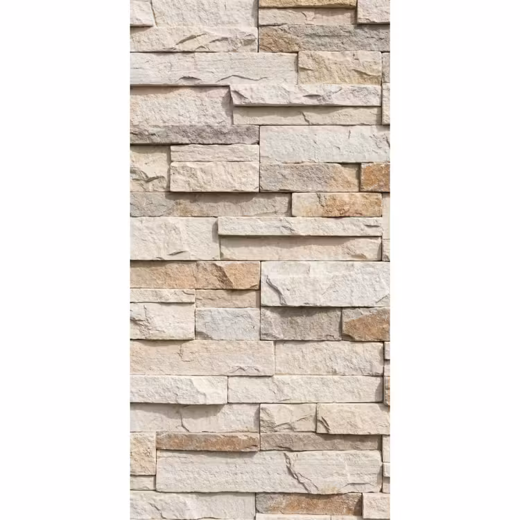 Steen - Muur - Textuur - Rustiek - Beige Behang Vlies klein -3d_website