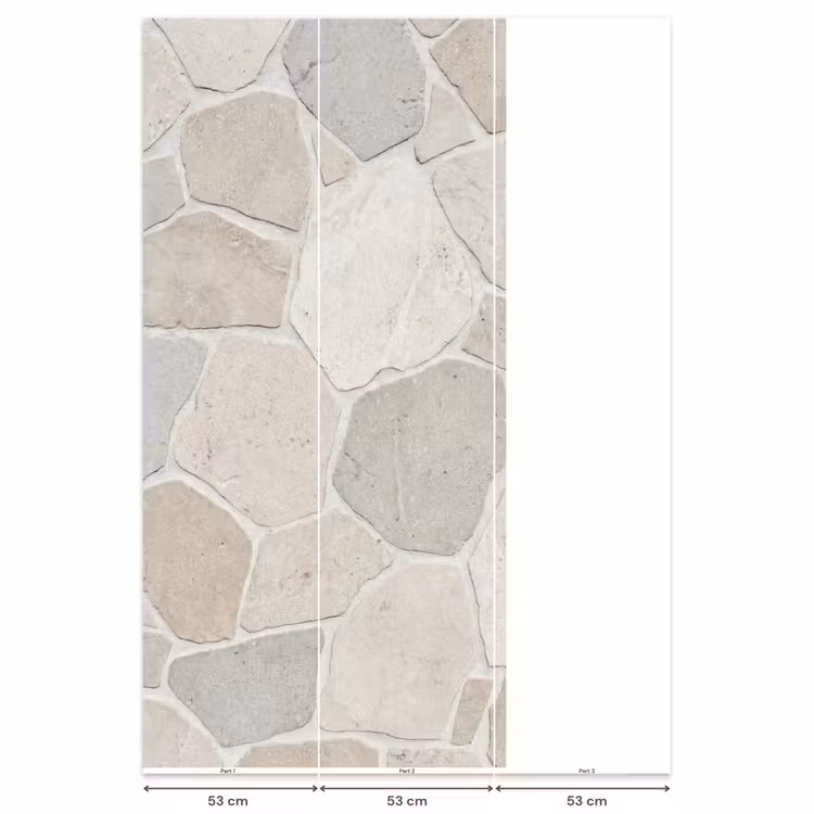Steen - Patroon - Textuur - Beige Behang Vlies klein -USP_banen