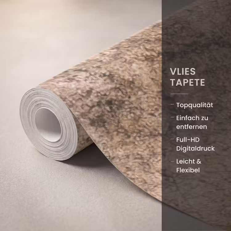 Steen - Natuur - Textuur - Abstract - Bruin Behang Vlies klein -USP_closeupDE