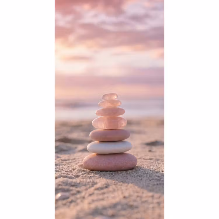 Stenen - Zand - Roze Behang Vlies klein -3d_website