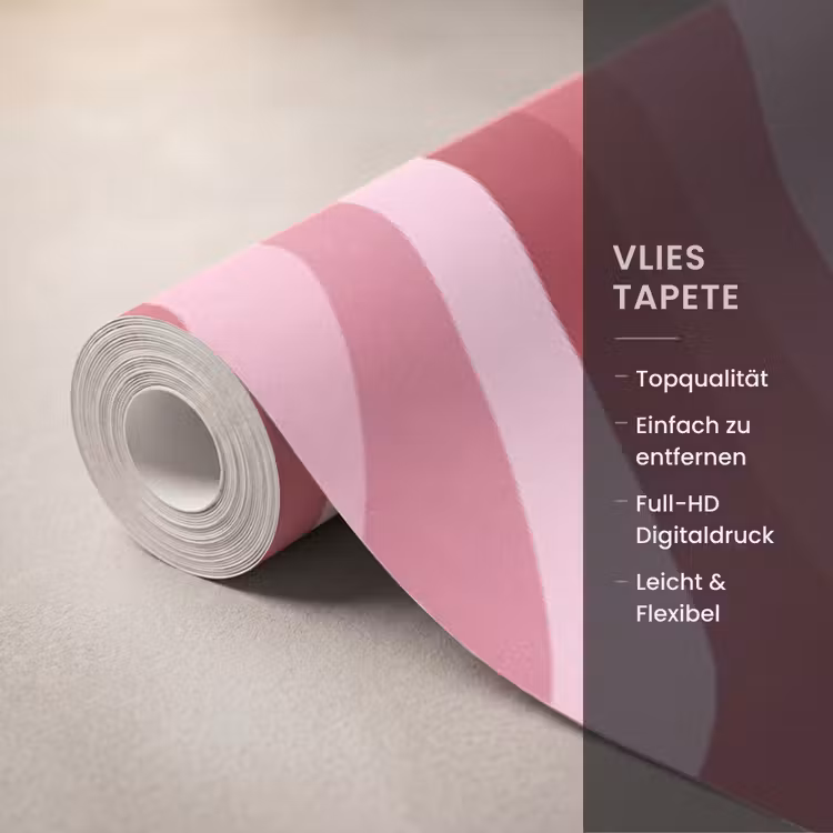 Ster - Golvend - Abstract - Roze Behang Vlies klein -USP_closeupDE