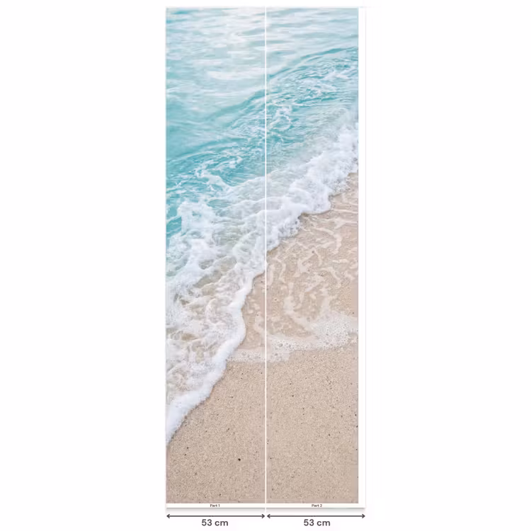Strand - Zee - Golf - Natuur - Blauw Behang Vlies klein -USP_banen