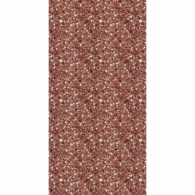 Tapete - Terrazzo – Muster – Steinstruktur – Rotbraun - Terrazzo - Patroon - Steentextuur - Roodbruin Behang Vlies klein 1076