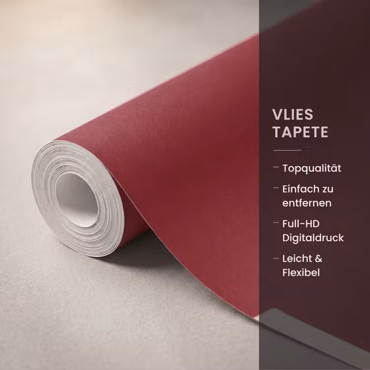 Tekst - Studie - Motivatie - Modern - Rood Behang Vlies klein -USP_closeupDE