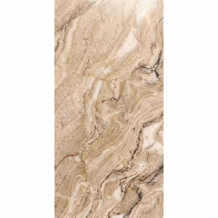 Textuur - Aders - Abstract - Modern - Beige Behang Vlies klein -3d_website