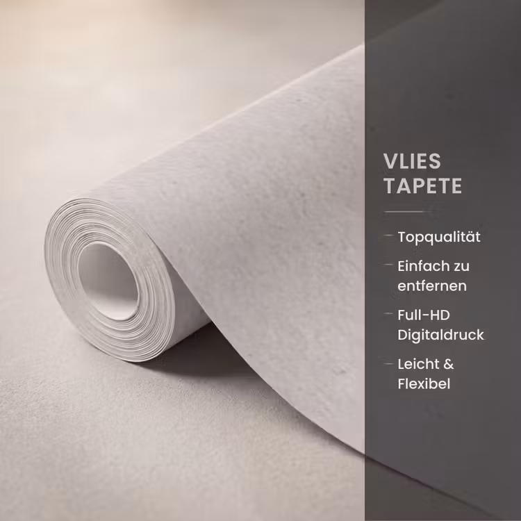 Textuur - Effen - Abstract - Beige Behang Vlies klein -USP_closeupDE