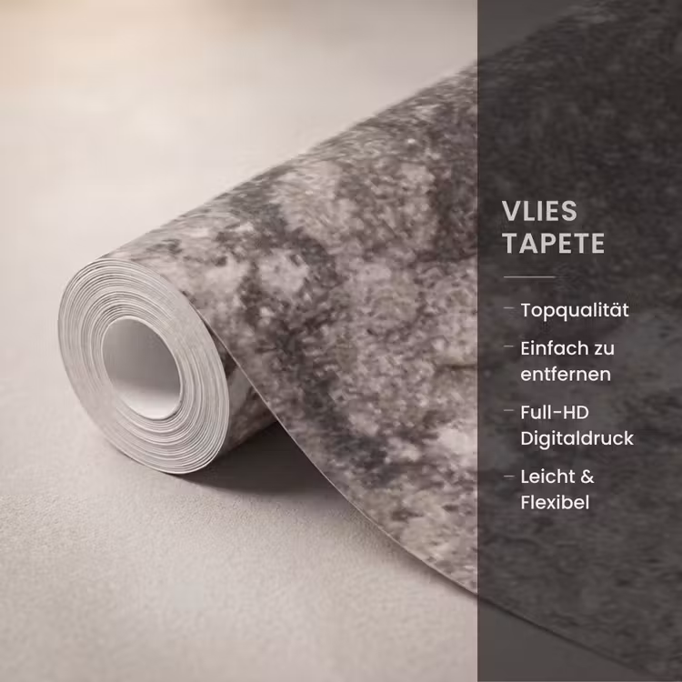 Textuur - Marmer - Abstract - Beige - Bruin Behang Vlies klein -USP_closeupDE