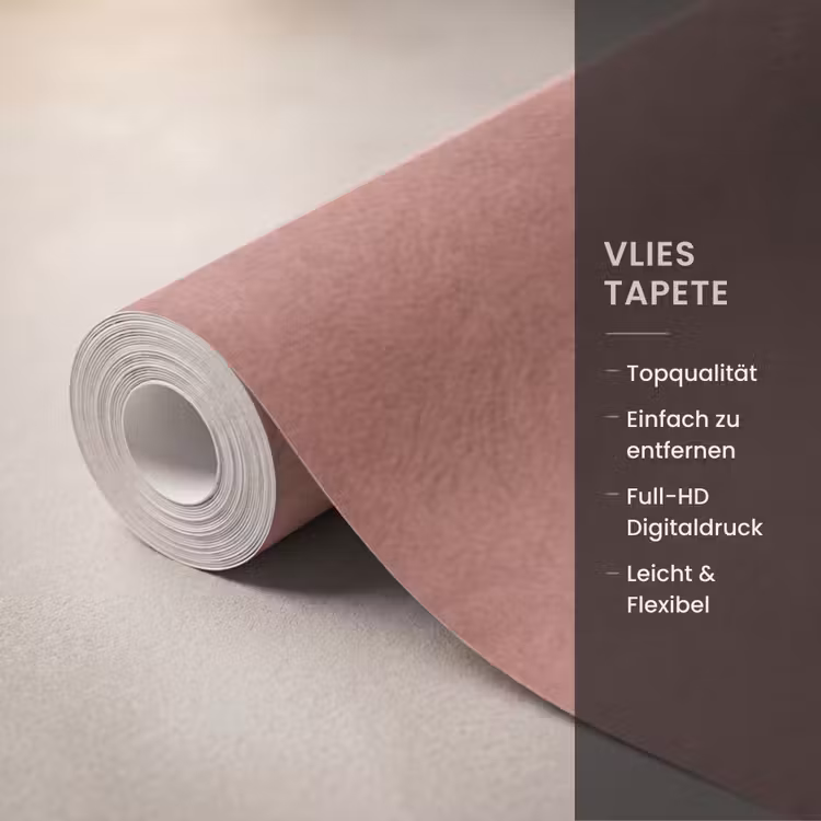 Textuur - Roodbruin - Grof - Modern Behang Vlies klein -USP_closeupDE