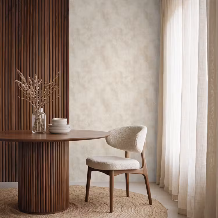 Structuur - Spikkels - Beige Behang Vlies klein 1076 -sfeer1