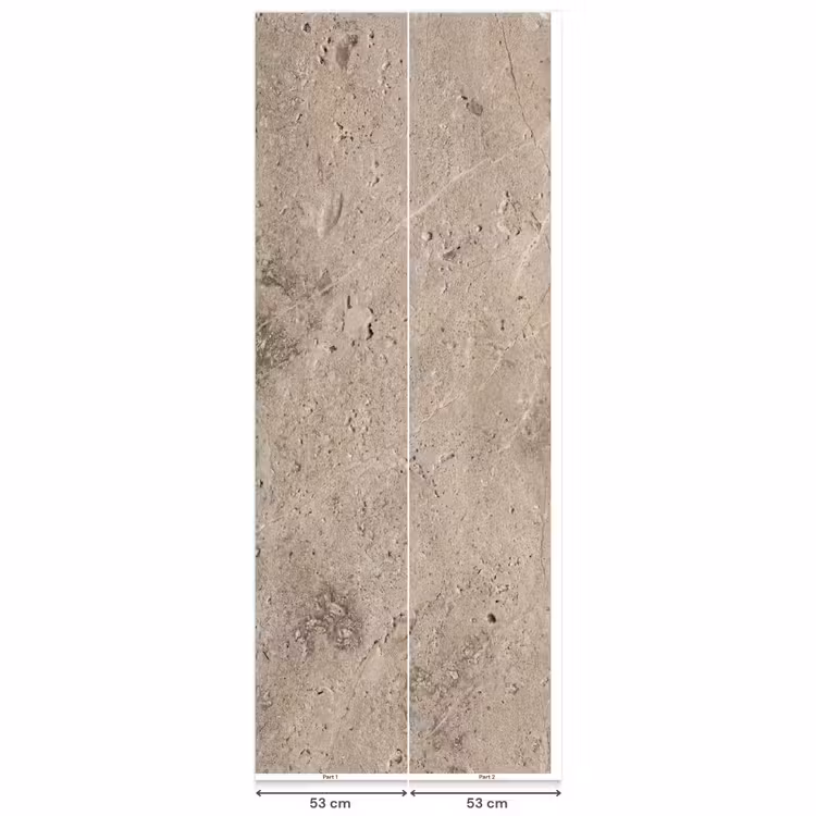 Textuur - Steen - Patroon - Rustiek - Beige Behang Vlies klein -USP_banen