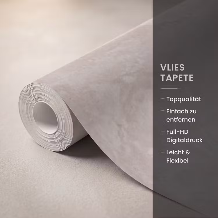 Textuur - Wand - Modern - Beige - Abstract Behang Vlies klein -USP_closeupDE