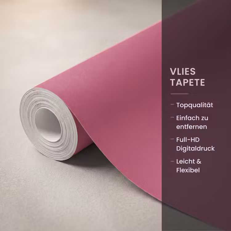 Deep - Berry - Rood Behang Vlies klein 1076 -USP_closeupDE