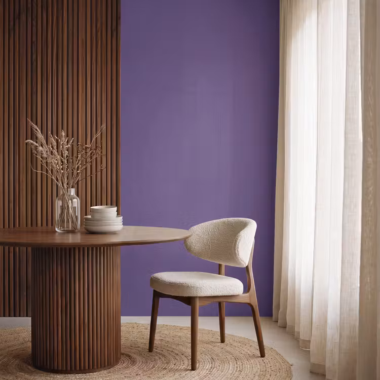 Tapete - Tief - Pflaume - Violett - Deep - Plum - Paars Behang Vlies klein 1076