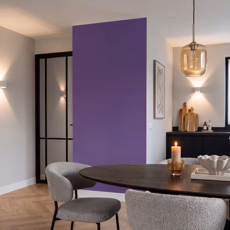 Tapete - Tief - Pflaume - Violett - Deep - Plum - Paars Behang Vlies klein 1076