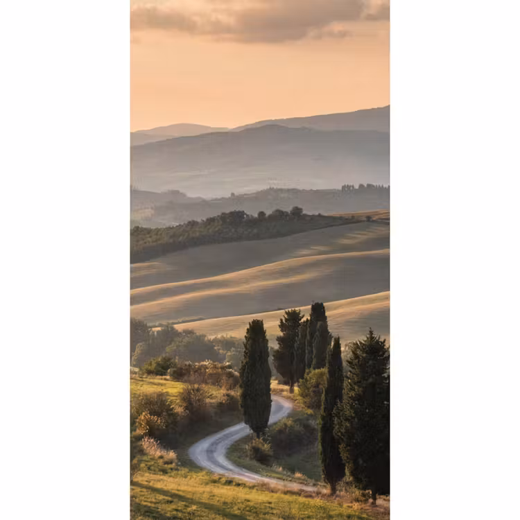 Toscaans - Landschap - Heuvels Behang Vlies klein -3d_website