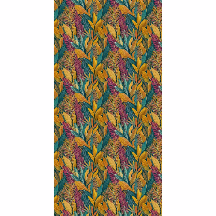 Tropische - Botanisch - Patroon - Kleurrijk - Exotisch Behang Vlies klein 1076 -3d_website