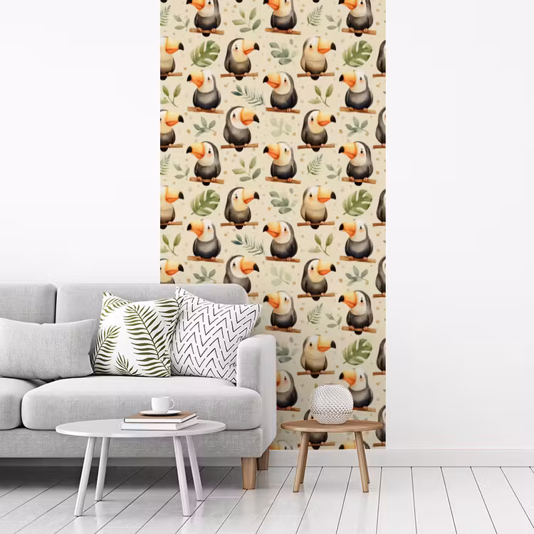 Toekans - Exotisch - Kleurrijk fotobehang vinyl groot 64 -woonkamer
