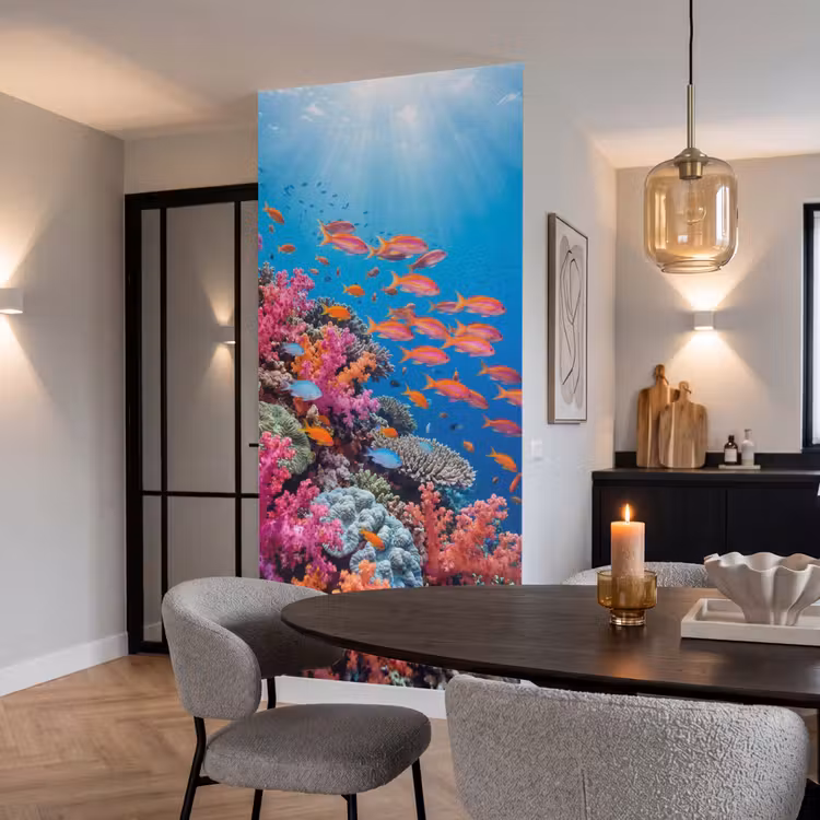Onderwater - Koraalrif - Vissen - Oceaan - Natuur Behang Vlies klein -sfeer3