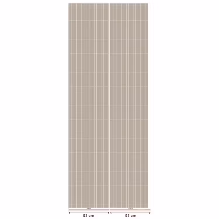 Verticaal - Wandtegel - Licht Beige Behang Vlies klein 1076 -USP_banen