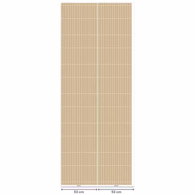 Verticaal - Wandtegel - Zand - Beige Behang Vlies klein 1076 -USP_banen