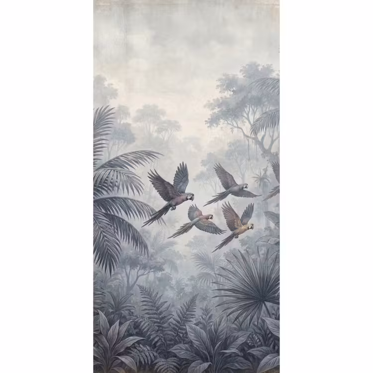 Vogel - Vliegend - Jungle - Vintage - Dieren Behang Vlies klein -3d_website