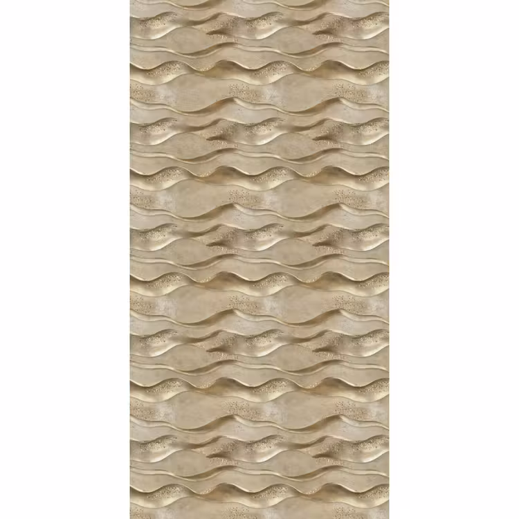Golven - Patroon - Goud Behang Vlies klein 1076 -3d_website