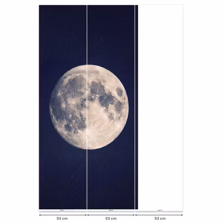 Ruimte - Maan - Kosmos Behang Vlies klein -USP_banen
