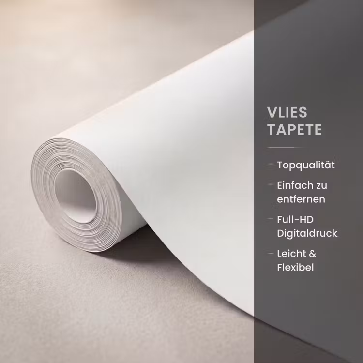 Wilde - Bloemen - Wit Behang Vlies klein -USP_closeupDE