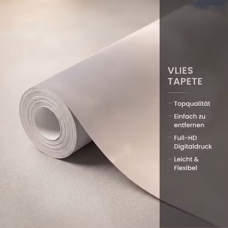 Wolken - Zonnestralen - Natuur - Wit Behang Vlies klein -USP_closeupDE