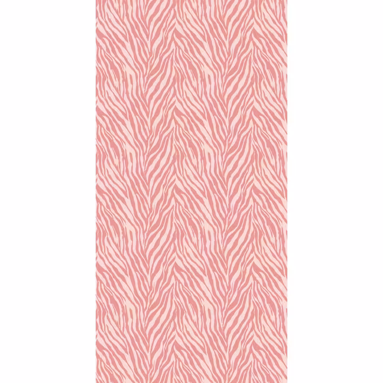 Zebra - Print - Roze Behang Vlies klein 1076 -3d_website