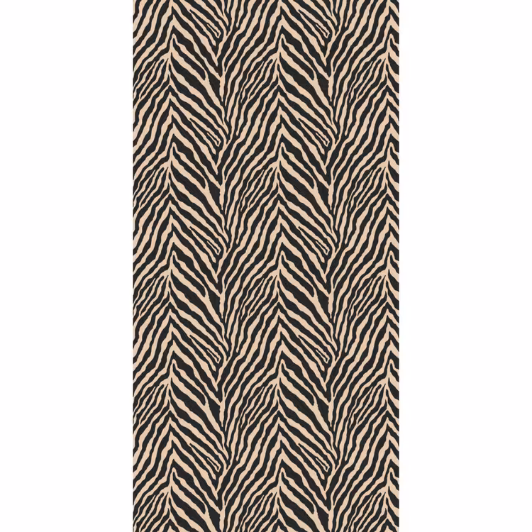 Zebra - Klassiek - Zwart Behang Vlies klein 1076 -3d_website