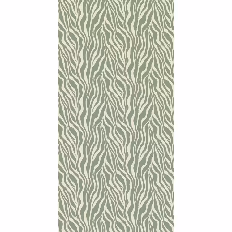 Zebra - Motief - Groen Behang Vlies klein 1076 -3d_website