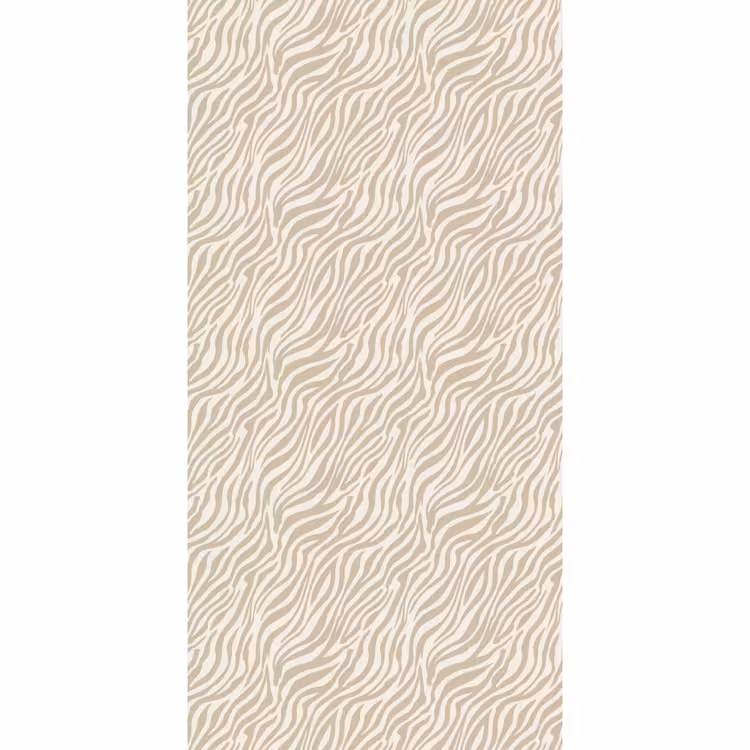 Zebra - Patroon - Beige Behang Vlies klein 1076 -3d_website