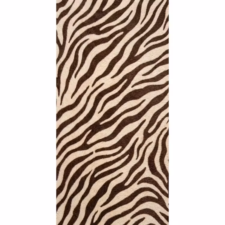 Zebra - Strepen - Bruin Behang Vlies klein -3d_website