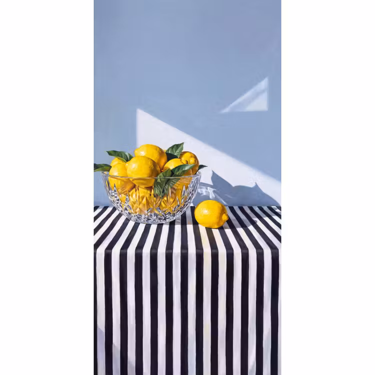Tapete - Zitronen – Obst – Gelb - Citroenen - Fruit - Geel Behang Vlies klein